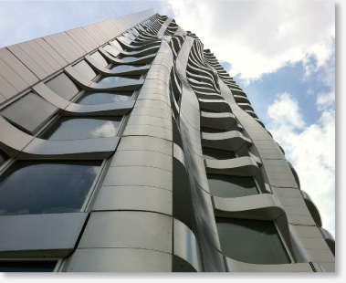 The Frank Gehry Building in New York City